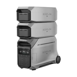 EcoFlow Delta Pro 3 portable power station with 2 Extra Batteries