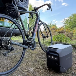 Charge e-bikes with a portable power station